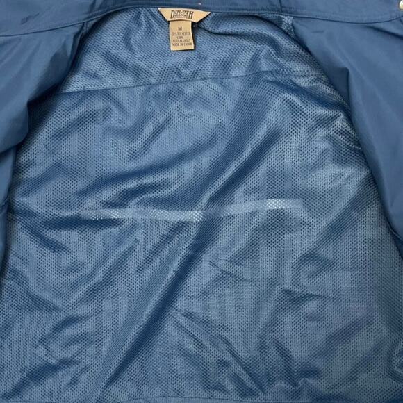 Duluth Trading Co. Snap Up Shirt Women’s Sz M Vented Blue Cool Plus Fit Fishing - Picture 5 of 6